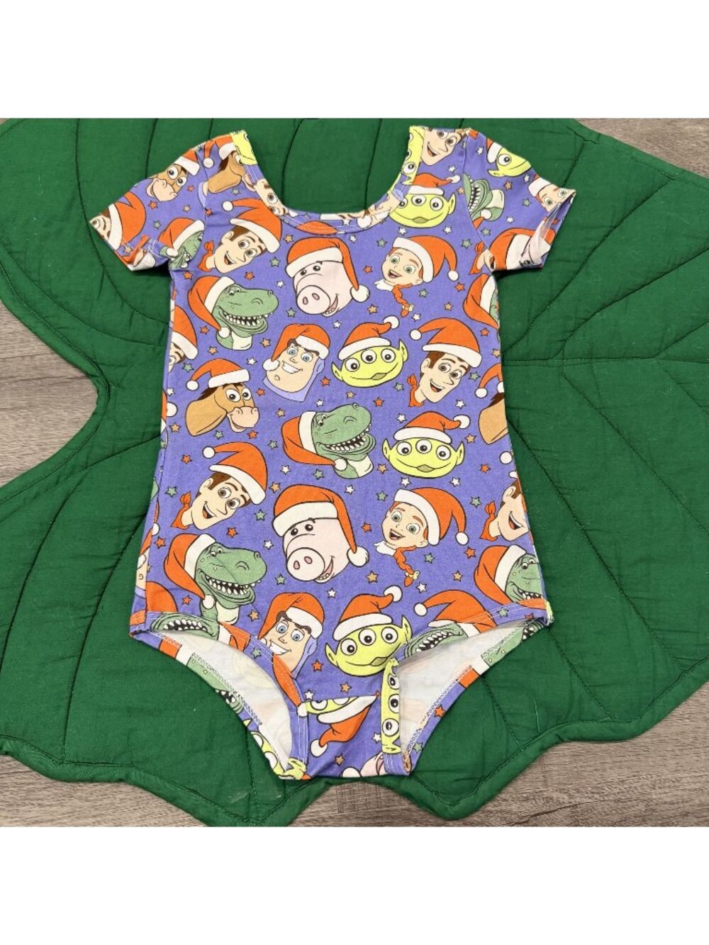 Wild Rich Kids Girls 8 Toy Story Christmas Short Sleeve Bodysuit